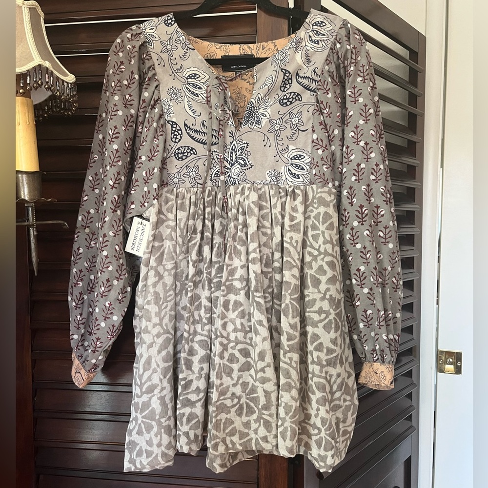 Tancredi & Morgen S, Handmade Block Print Tunic
